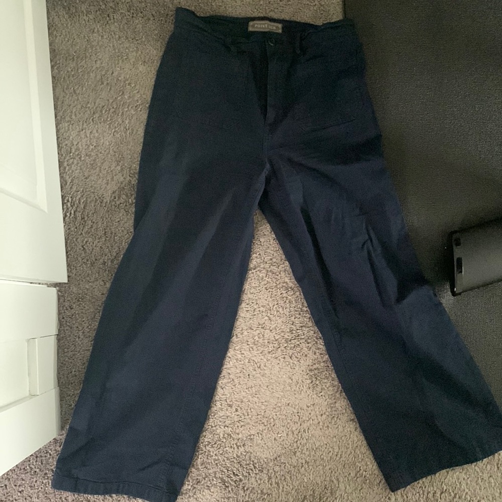 Navy Point Sur Pants